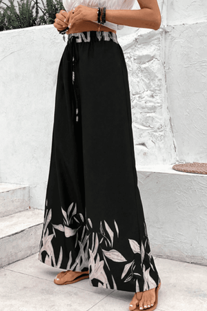 Be Limitless High Waist Black Palazzo Pants - MXSTUDIO.COM