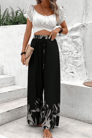 Be Limitless High Waist Black Palazzo Pants - MXSTUDIO.COM