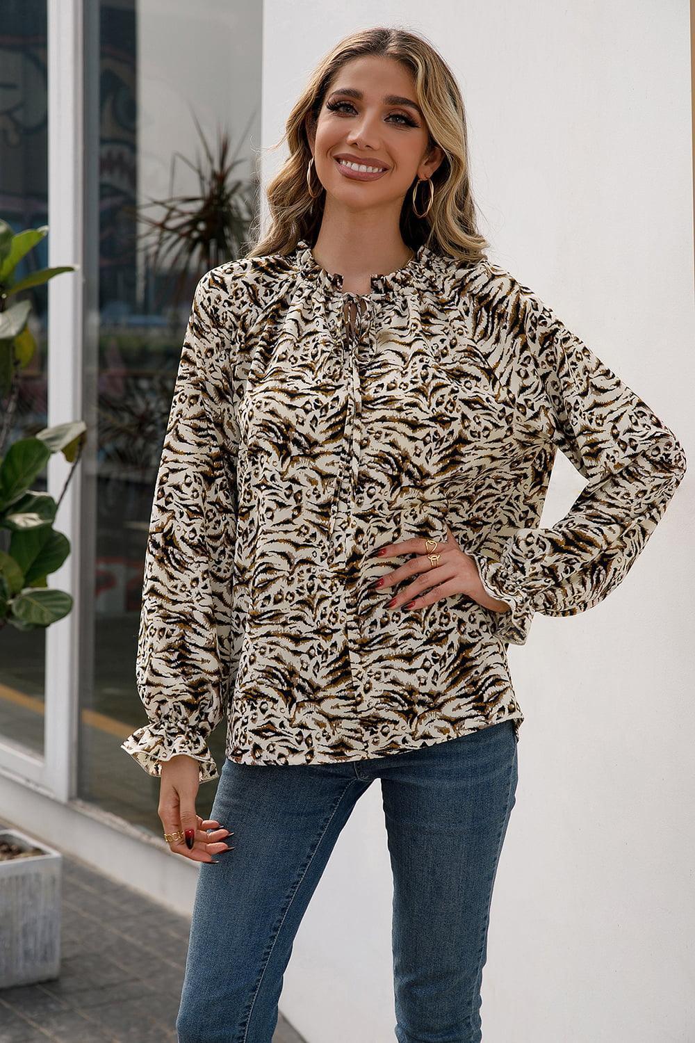 Be Wherever You Want Long Sleeve Blouse - MXSTUDIO.COM