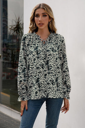 Be Wherever You Want Long Sleeve Blouse - MXSTUDIO.COM