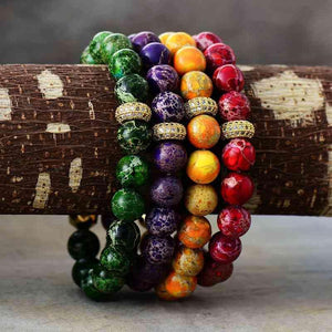 Beaded Bliss Creation Natural Stone Bracelet-MXSTUDIO.COM