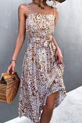 Beat the Heat Spaghetti Strap Belted Dress - MXSTUDIO.COM