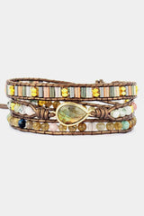 Beautiful Looking Triple Layer Handmade Bead Bracelet-MXSTUDIO.COM