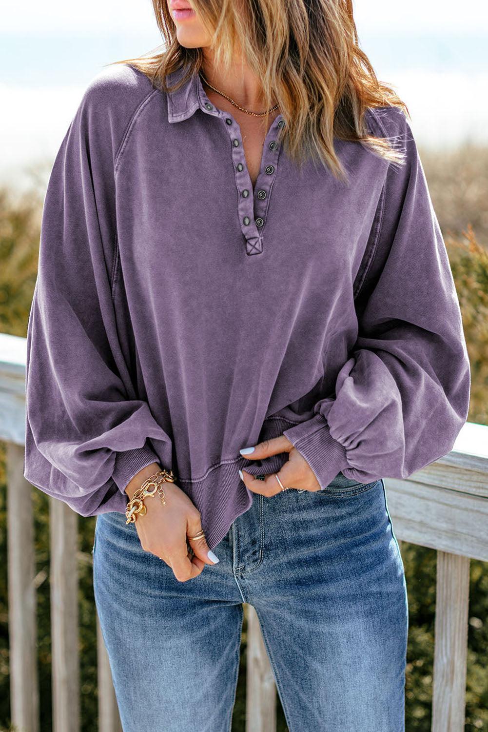 Beautiful Mindset Collared Sweatshirt - MXSTUDIO.COM