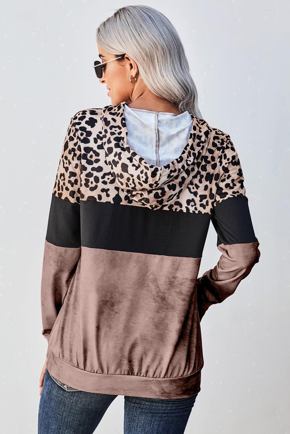 Believe In Yourself Leopard Print Hoodie - MXSTUDIO.COM