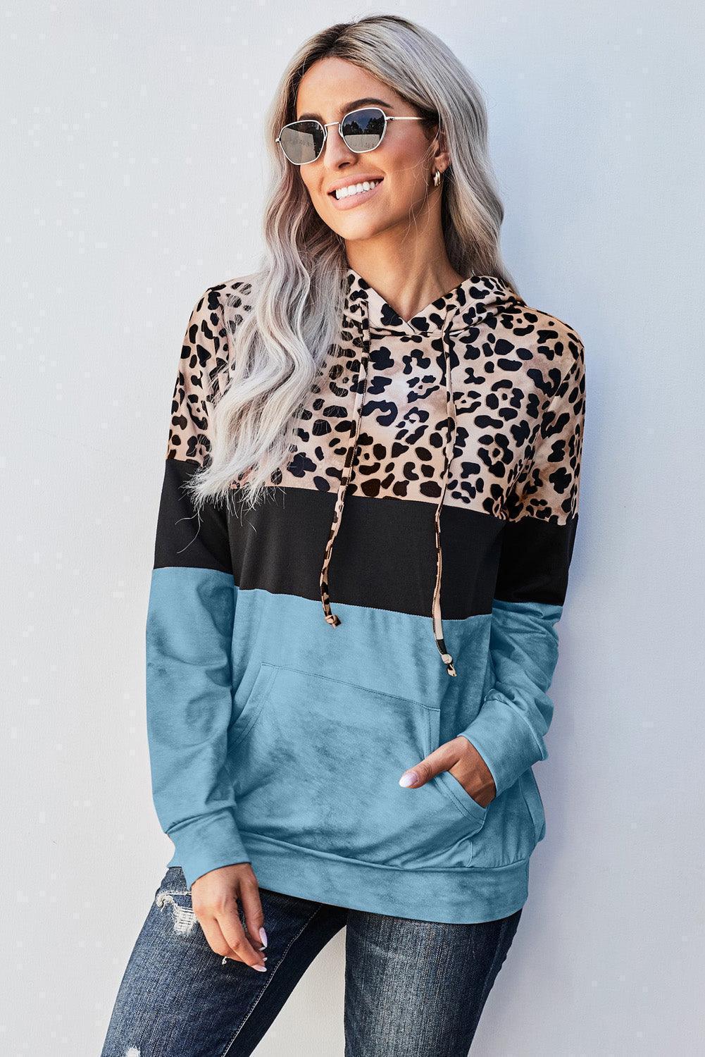 Believe In Yourself Leopard Print Hoodie - MXSTUDIO.COM