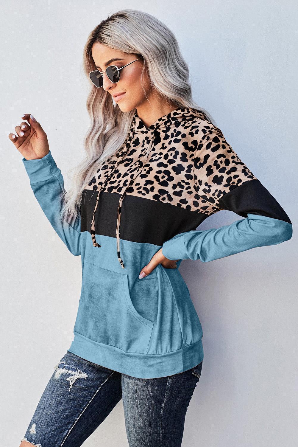 Believe In Yourself Leopard Print Hoodie - MXSTUDIO.COM