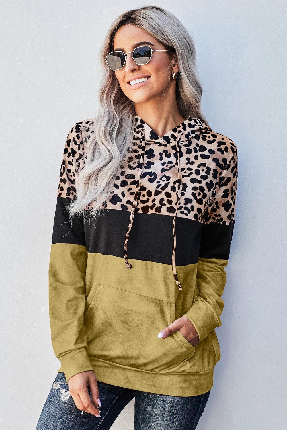 Believe In Yourself Leopard Print Hoodie - MXSTUDIO.COM