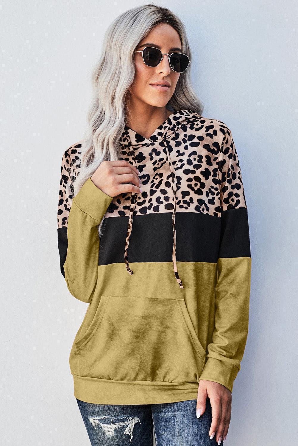 Believe In Yourself Leopard Print Hoodie - MXSTUDIO.COM