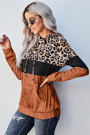 Believe In Yourself Leopard Print Hoodie - MXSTUDIO.COM