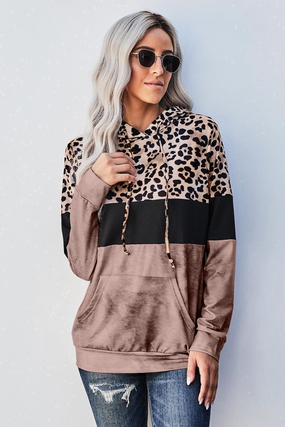 Believe In Yourself Leopard Print Hoodie - MXSTUDIO.COM