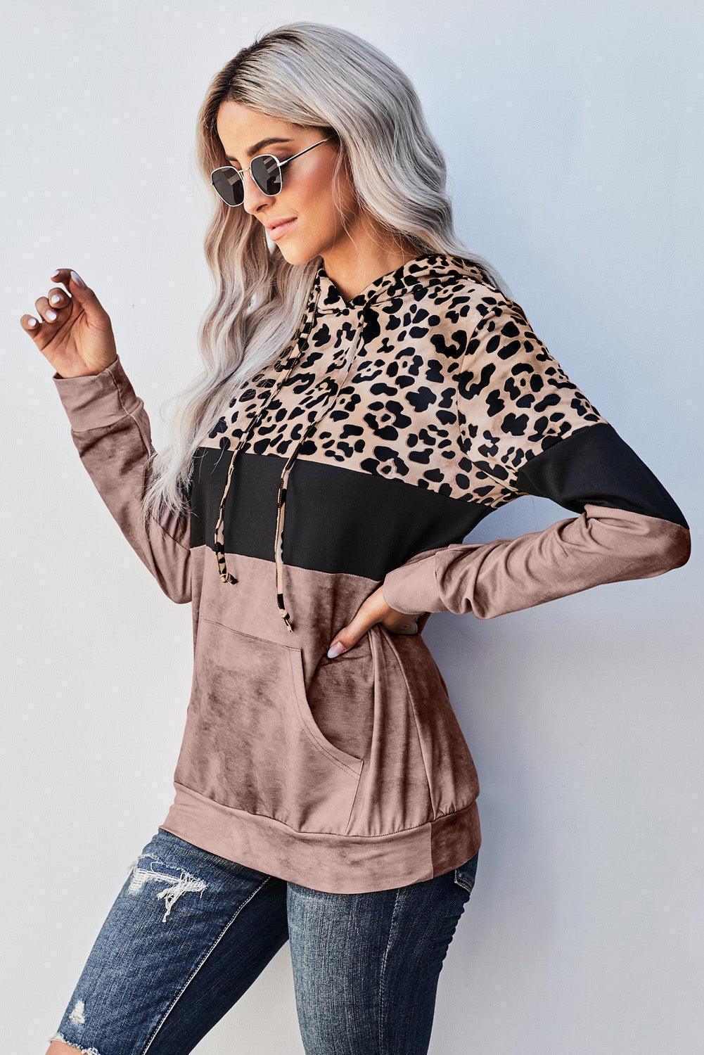 Believe In Yourself Leopard Print Hoodie - MXSTUDIO.COM