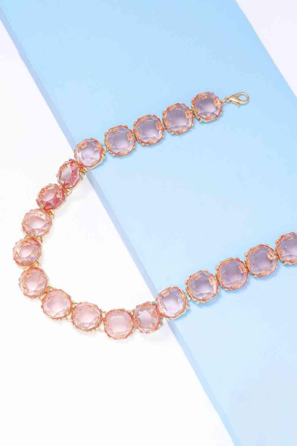 Best For You Zinc Alloy Resin Necklace-MXSTUDIO.COM