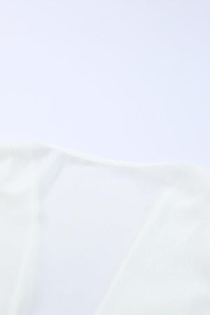 Beyond Beautiful White Long Sleeve Crop Top - MXSTUDIO.COM