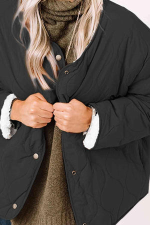 Black To White Reversible Winter Jacket-MXSTUDIO.COM