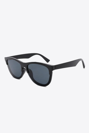 Black UV400 Browline Wayfarer Acetate Sunglasses - MXSTUDIO.COM