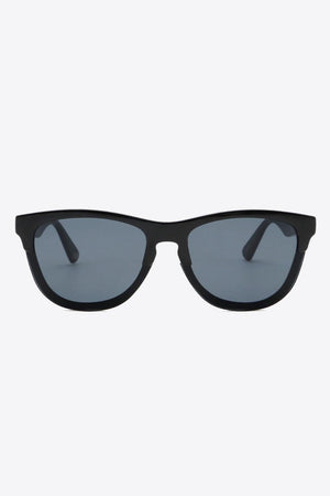 Black UV400 Browline Wayfarer Acetate Sunglasses - MXSTUDIO.COM