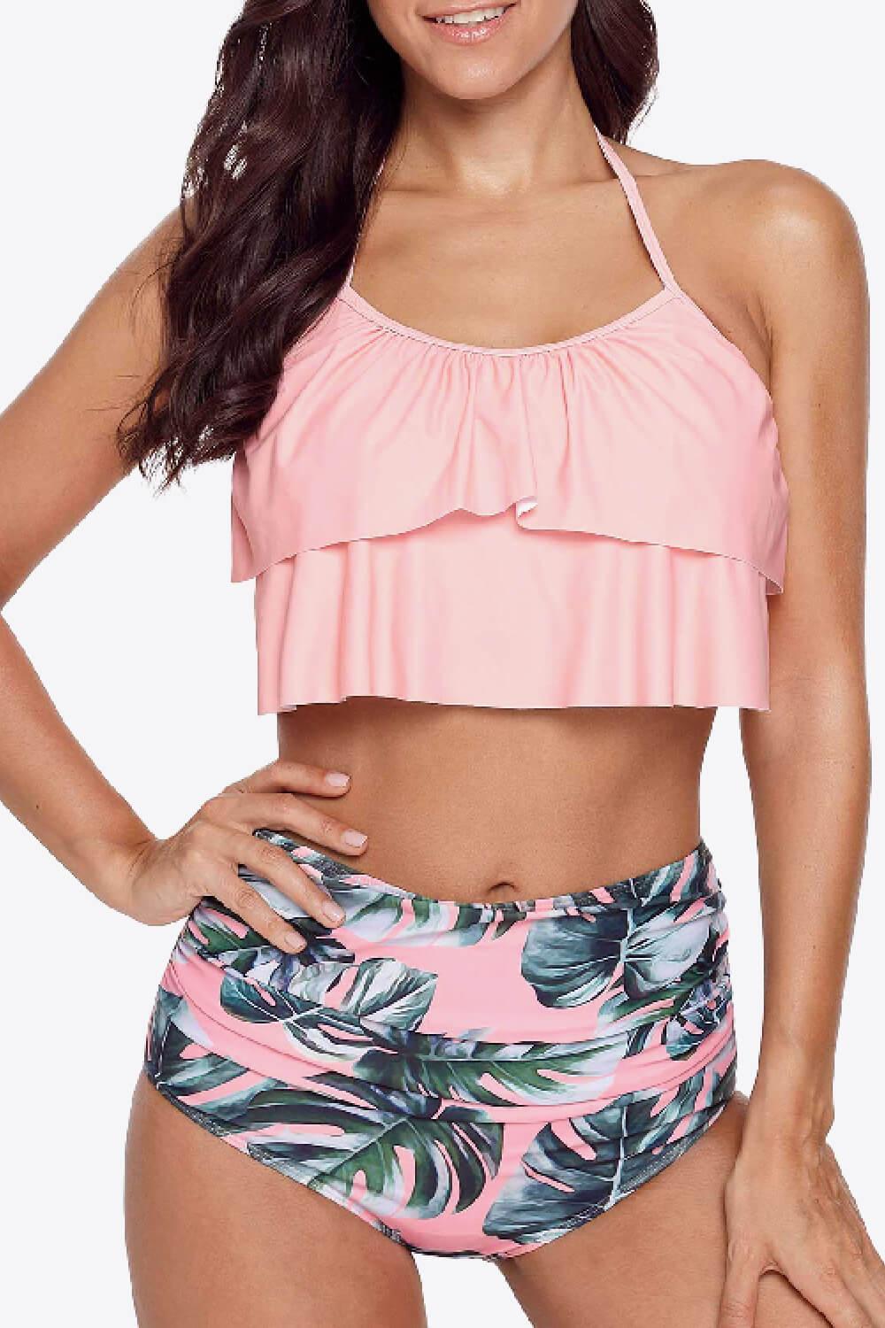 Blow My Mind Halter Neck Sexy Two Piece Swimsuit - MXSTUDIO.COM