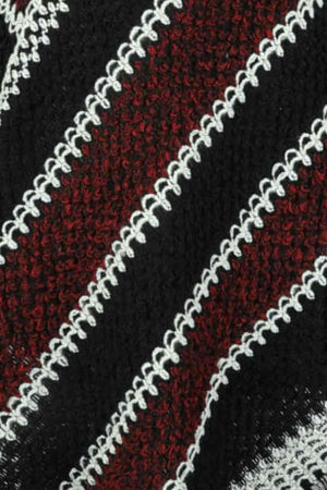 Bohemian Vibe V-Neck Fringe Knitted Poncho-MXSTUDIO.COM