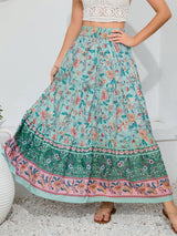 Boho Chic A-Line Bohemian Maxi Skirt - MXSTUDIO.COM