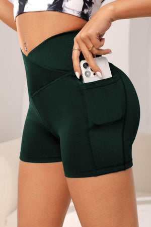 Booty Chic V Waist Sports Compression Shorts - MXSTUDIO.COM