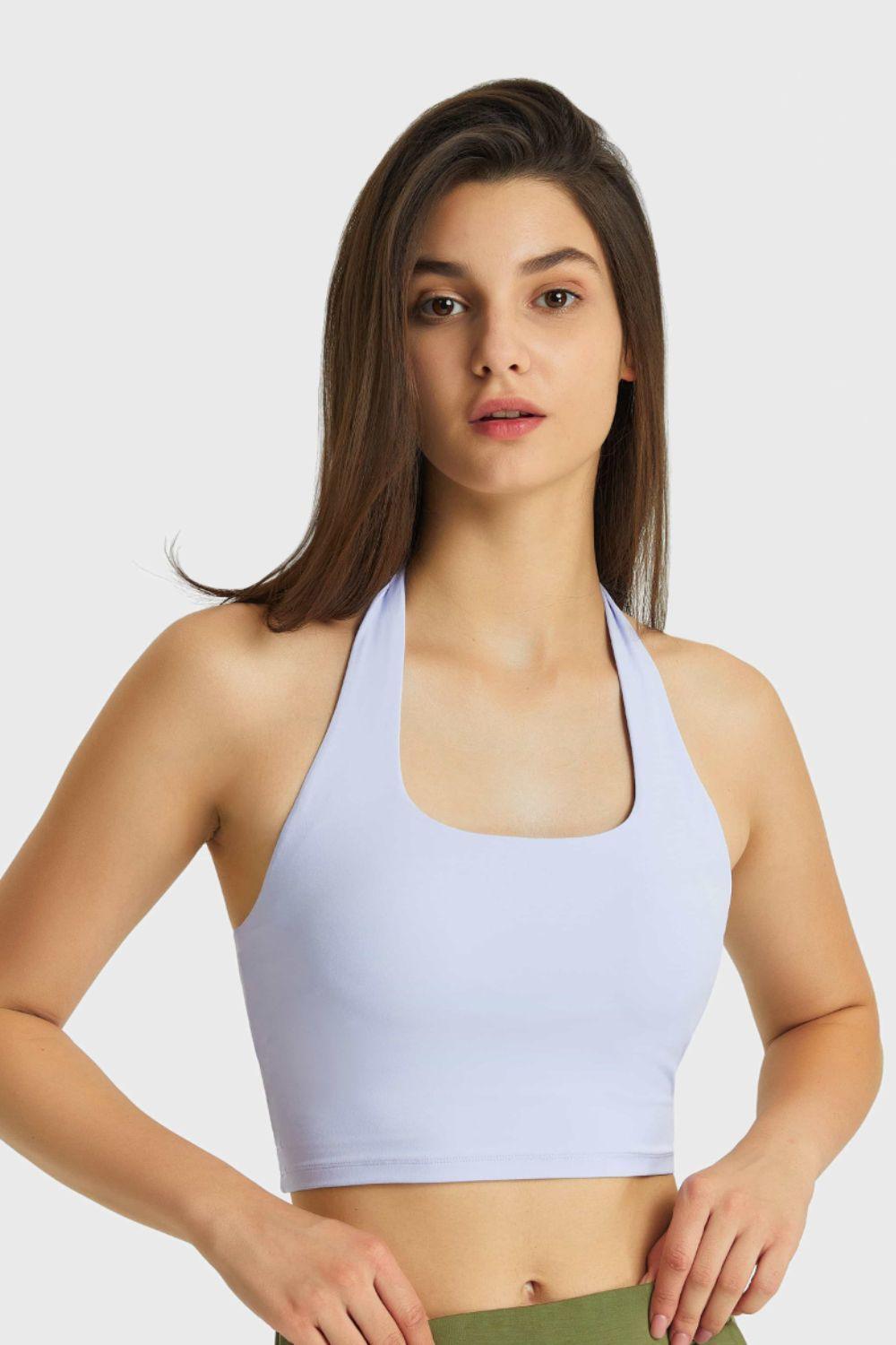 Breathe-Easy Halter Sports Bra - MXSTUDIO.COM