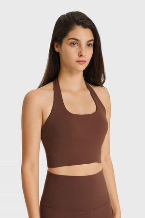 Breathe-Easy Halter Sports Bra - MXSTUDIO.COM