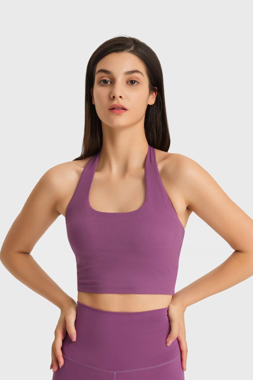 Breathe-Easy Halter Sports Bra - MXSTUDIO.COM