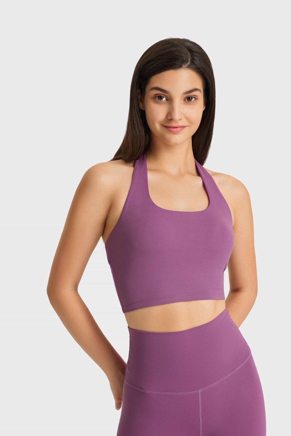 Breathe-Easy Halter Sports Bra - MXSTUDIO.COM