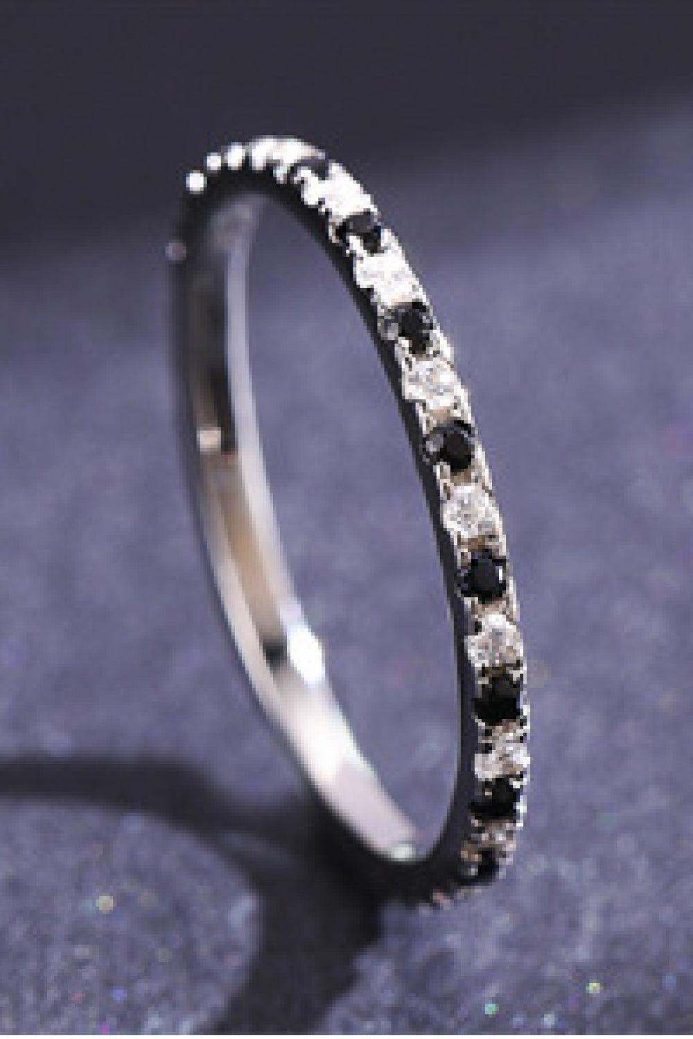 Bright Colored Sterling Silver Cubic Zirconia Ring - MXSTUDIO.COM