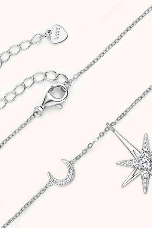 three different types of necklaces on a white background