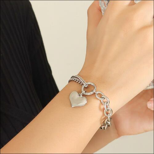 Bring Change Titanium Steel Half Chunky Chain Bracelet-MXSTUDIO.COM