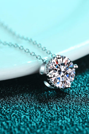 Captivating Jewel 1 Carat Moissanite Necklace - MXSTUDIO.COM