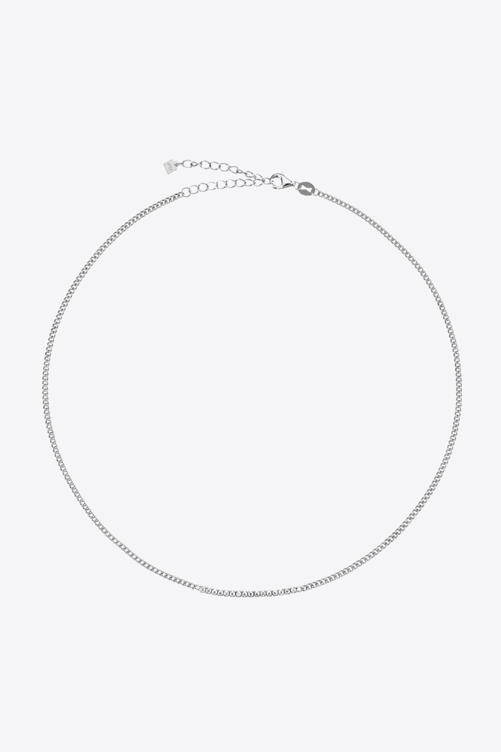 Captivating Visage Sterling Silver Choker Necklace - MXSTUDIO.COM