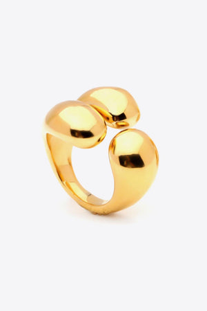 Capturing My Attention 18K Gold Plated Open Ring - MXSTUDIO.COM