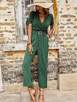 Casual Dotted Visions Jumpsuit - MXSTUDIO.COM