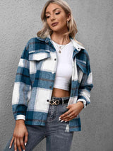 Casual Embrace Plaid Shirt Jacket - MXSTUDIO.COM