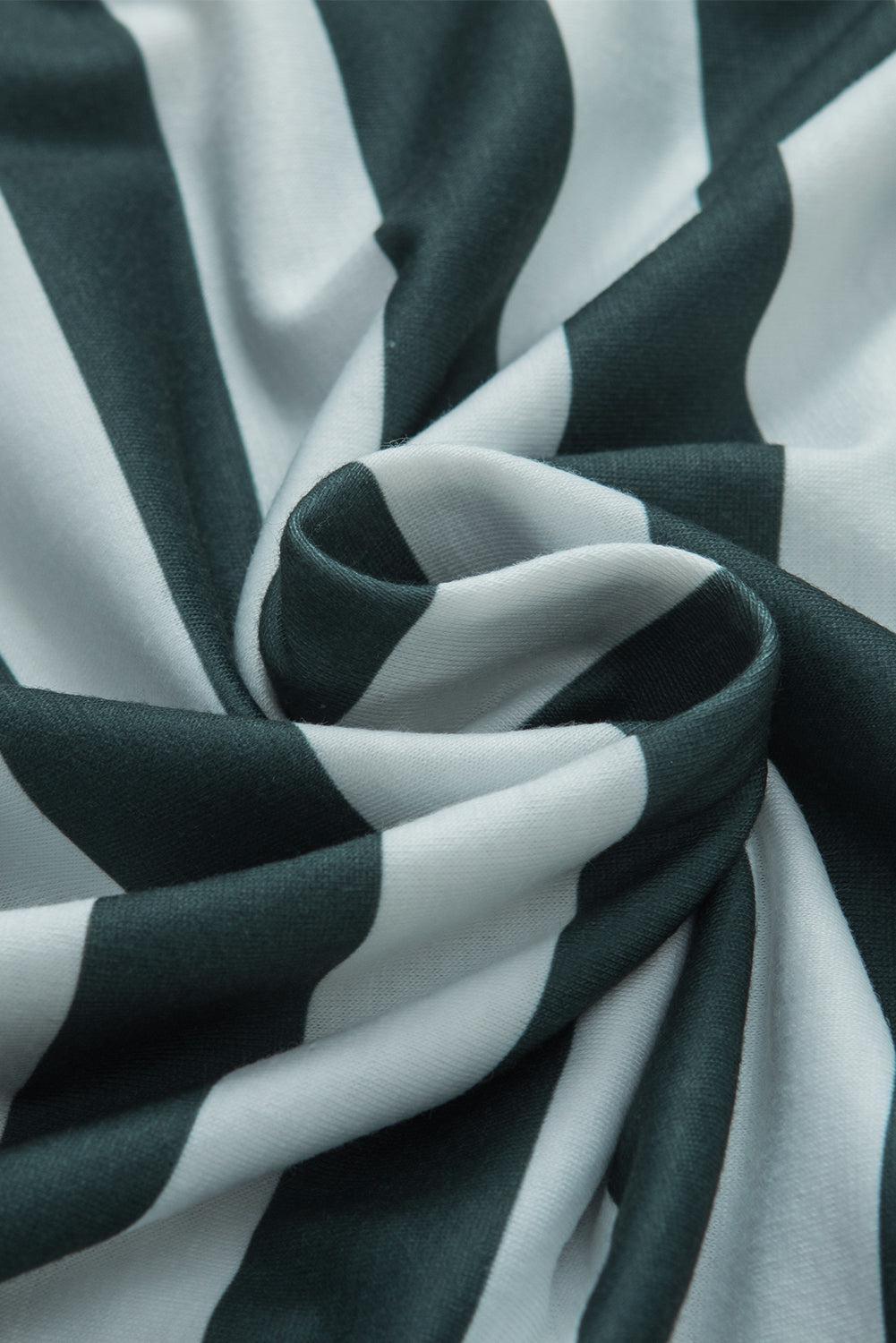 a close up of a black and white striped fabric