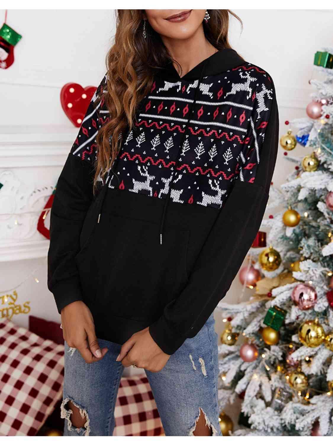 Celebrate Yuletide Season Christmas Hoodie - MXSTUDIO.COM