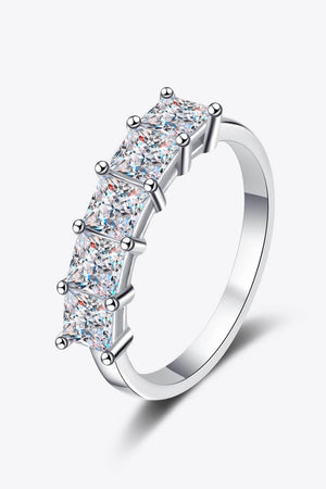 Charming Surprise Sterling Silver 2 Carat Moissanite Ring - MXSTUDIO.COM