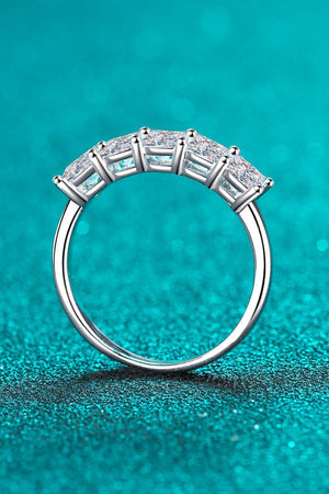 Charming Surprise Sterling Silver 2 Carat Moissanite Ring - MXSTUDIO.COM