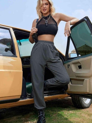 Chic Comfort Elastic Waist Sweatpants - MXSTUDIO.COM