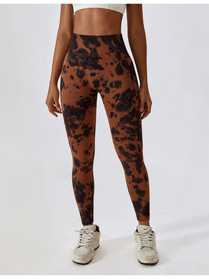 Chic Mover Athletic Tie Dye Leggings - MXSTUDIO.COM