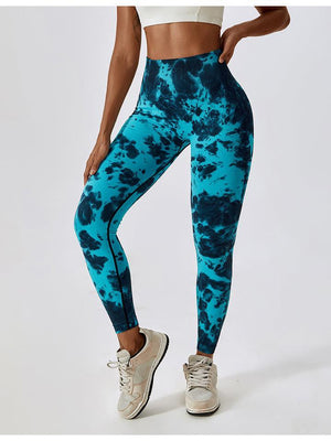 Chic Mover Athletic Tie Dye Leggings - MXSTUDIO.COM