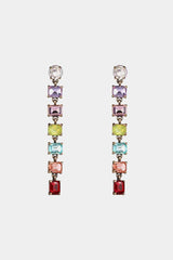 Chic Vibe Resin Geometric Dangle Earrings-MXSTUDIO.COM