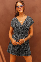 Classic Comfort Romper with Belt - MXSTUDIO.COM