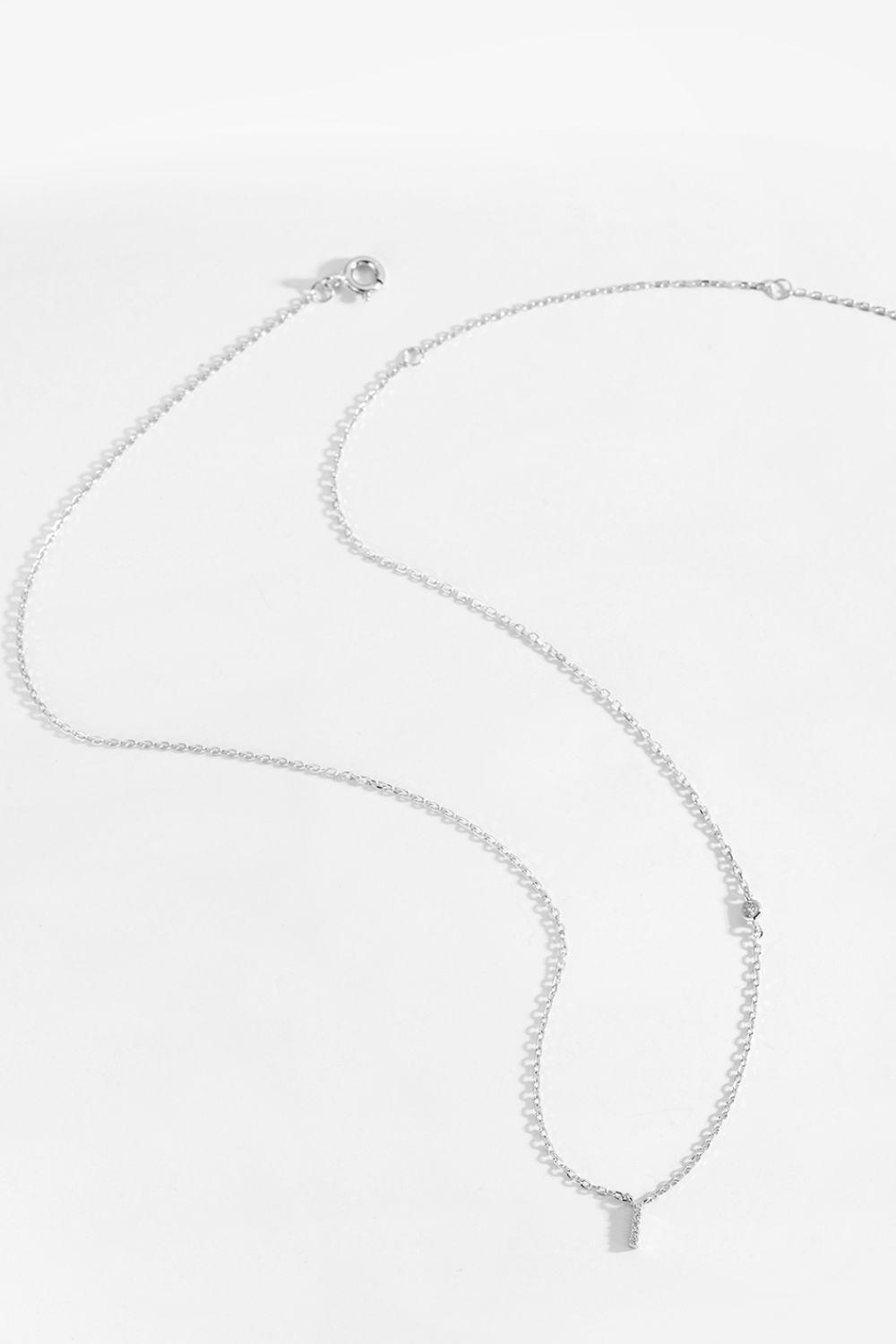 Classy G To K Pendant 925 Sterling Silver Necklace-MXSTUDIO.COM