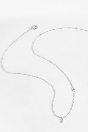 Classy G To K Pendant 925 Sterling Silver Necklace-MXSTUDIO.COM