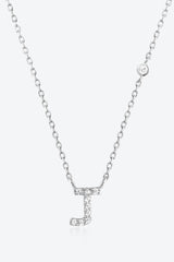 Classy G To K Pendant 925 Sterling Silver Necklace-MXSTUDIO.COM