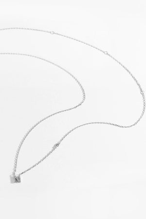 Classy L To P Pendant 925 Sterling Silver Necklace-MXSTUDIO.COM